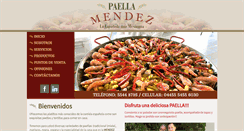Desktop Screenshot of paellamendez.com